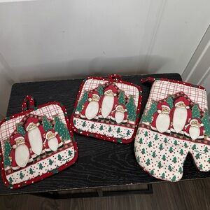 Long Oven Mitt & pot holder